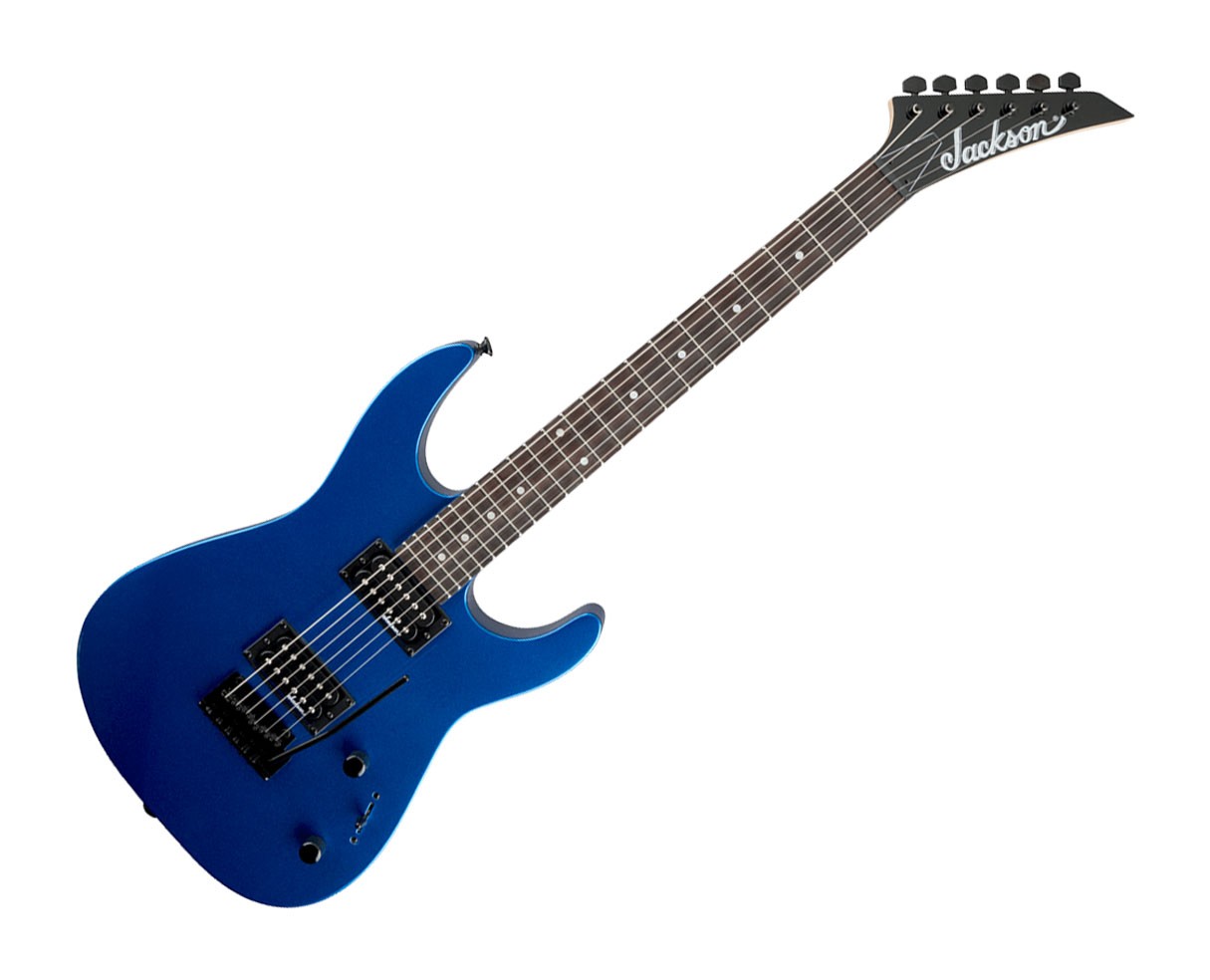 Used Jackson JS Series JS11 Dinky – Metallic Blue w/Amaranth FB