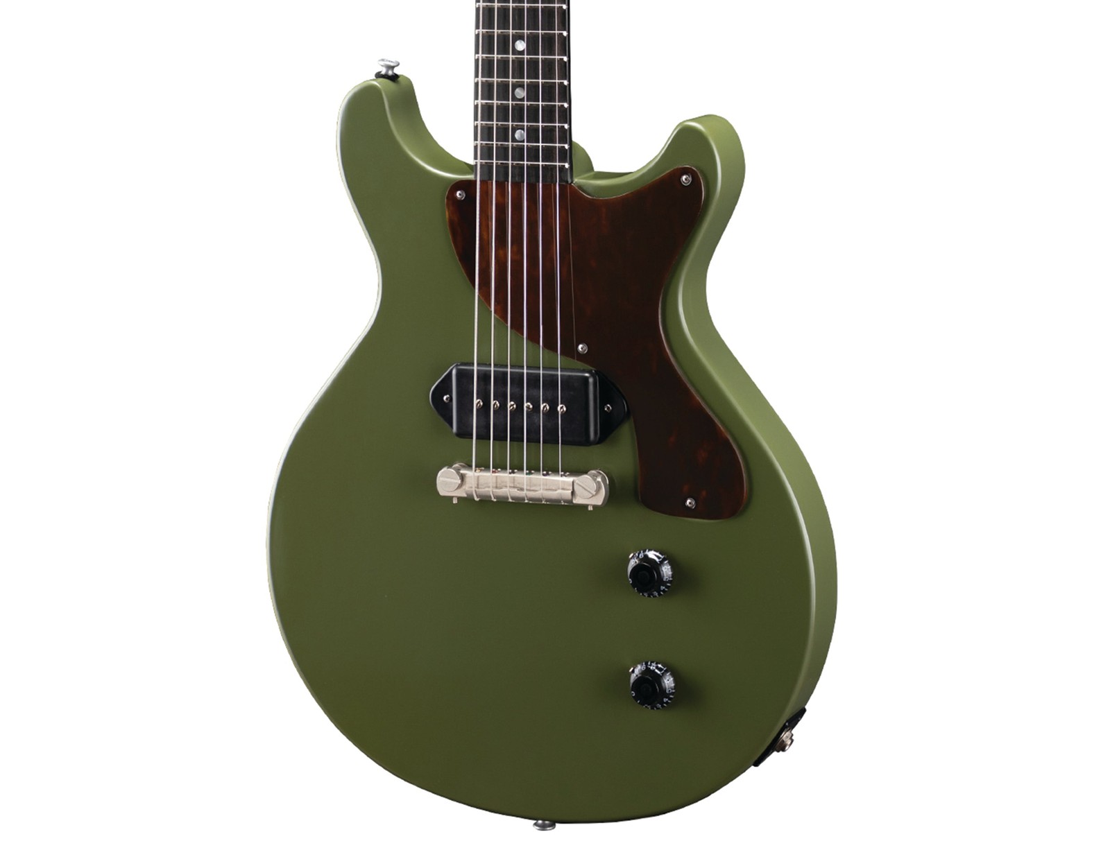 Eastman Guitars SB55DC/TV Limited-Edition Electric Guitar in Olive Green w/ Case