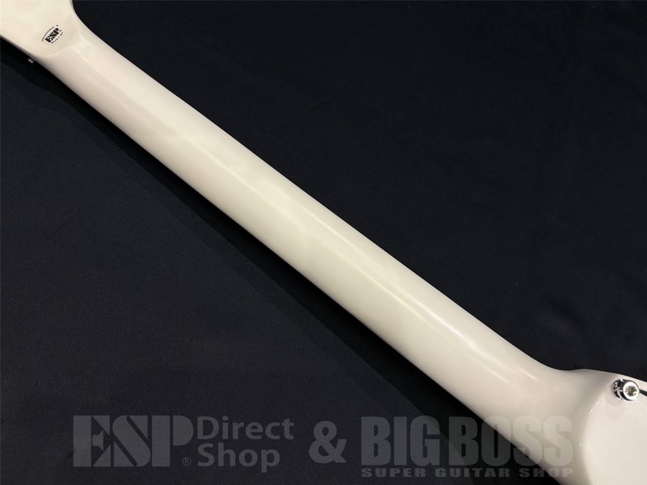 E-II SV White Black Stripes Electric Guitar