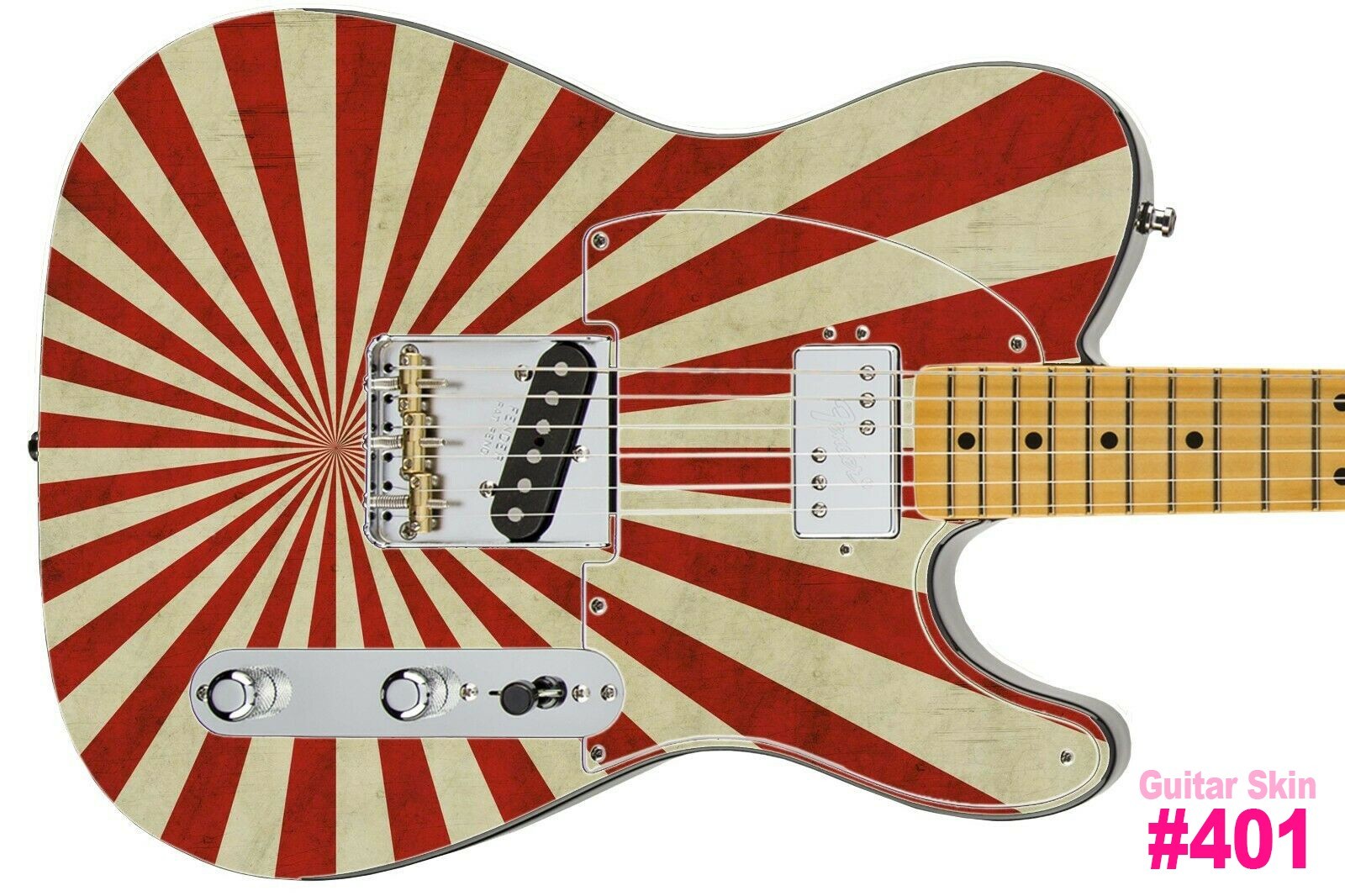 Guitar Skin Axe Wrap Re-skin Bass Reface Jurassic Park Dinosaur Reflection GS080