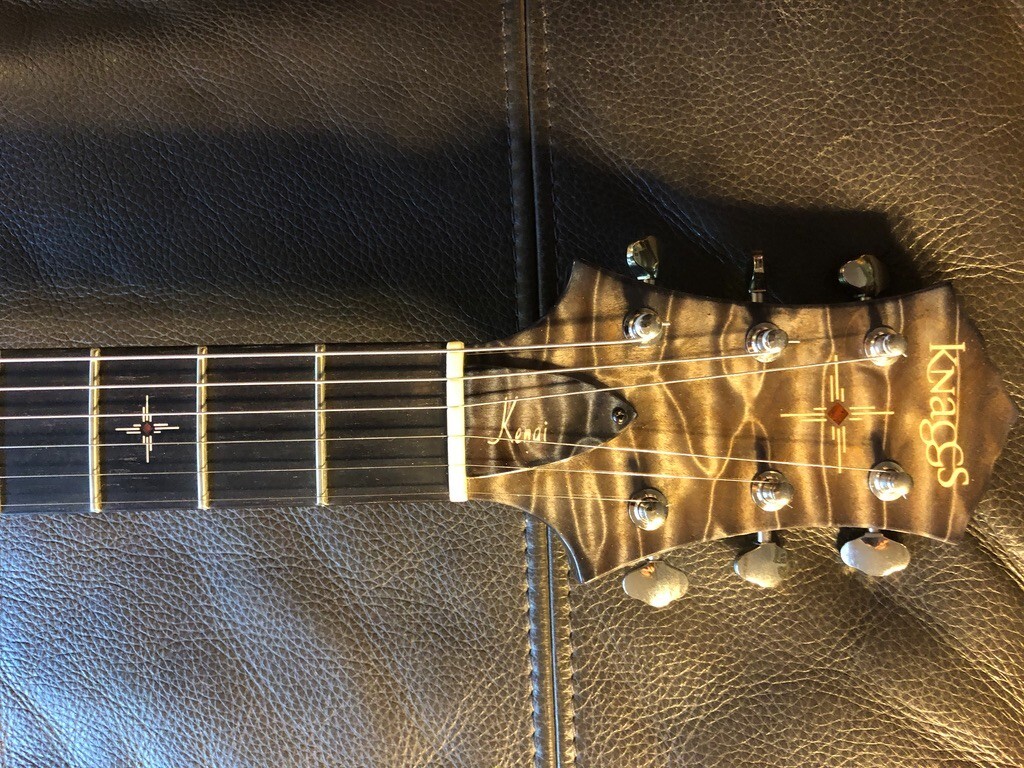 KNAGGS KENAI 2017 BLUE-GREY GUITAR