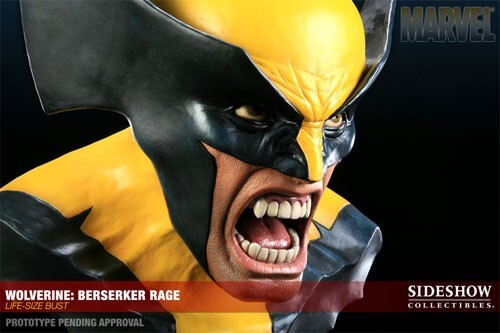 Sealed/NEW Wolverine Berserker Rage Life Size Bust Sideshow Marvel, 2011) Statue