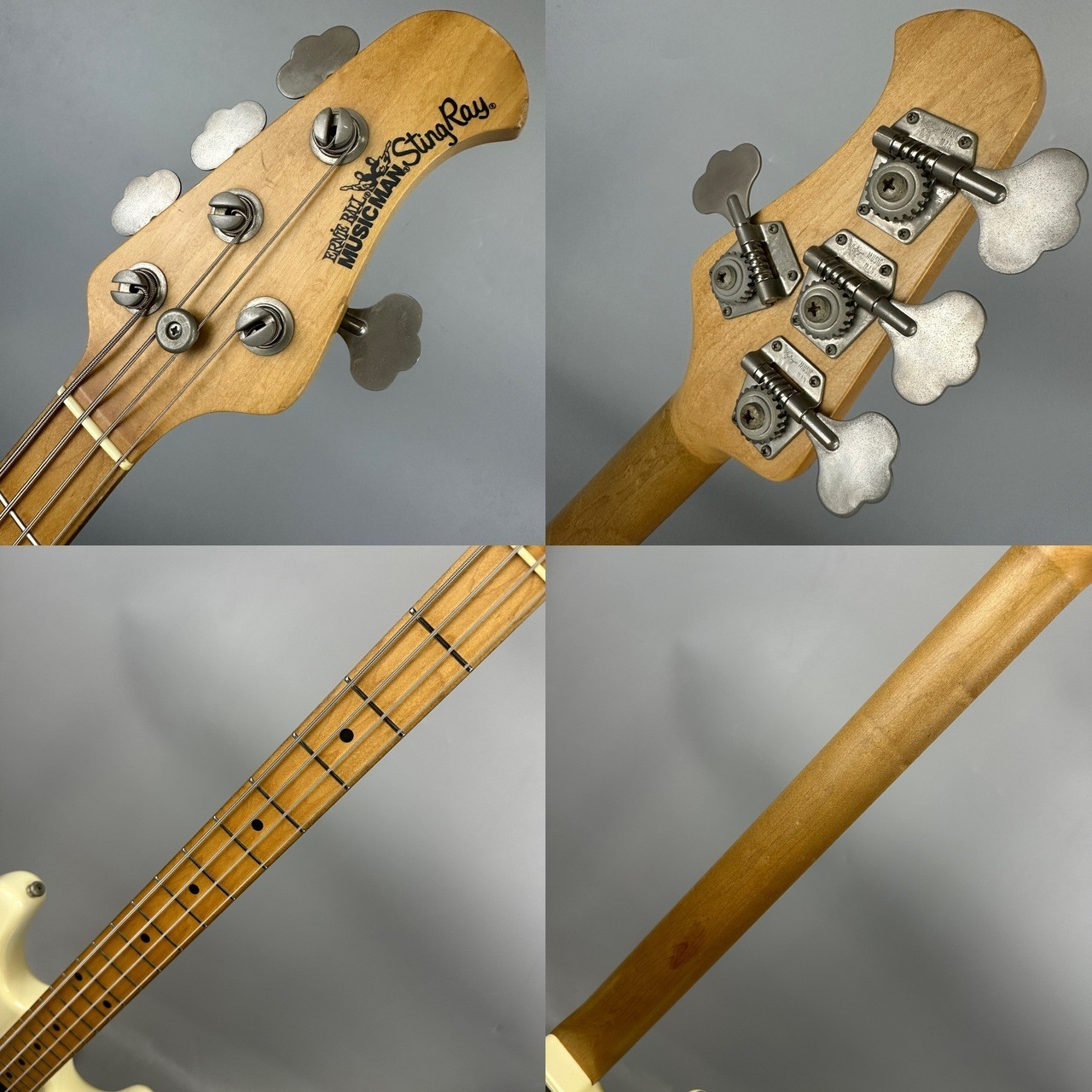 [Music Man] StingRay EX Maple White 1997 Used Ash Body Maple Neck White Gig Case