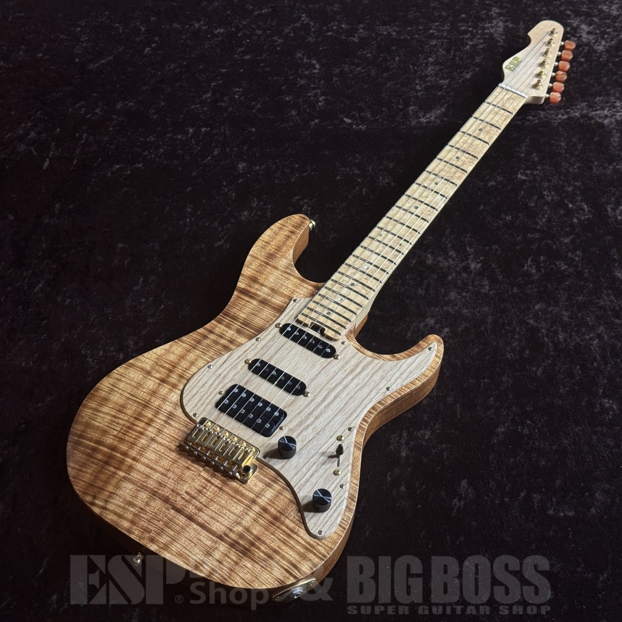 ESP Custom Order SNAPPER-CTM KOA TOP Used Electric Guitar [AUTH]