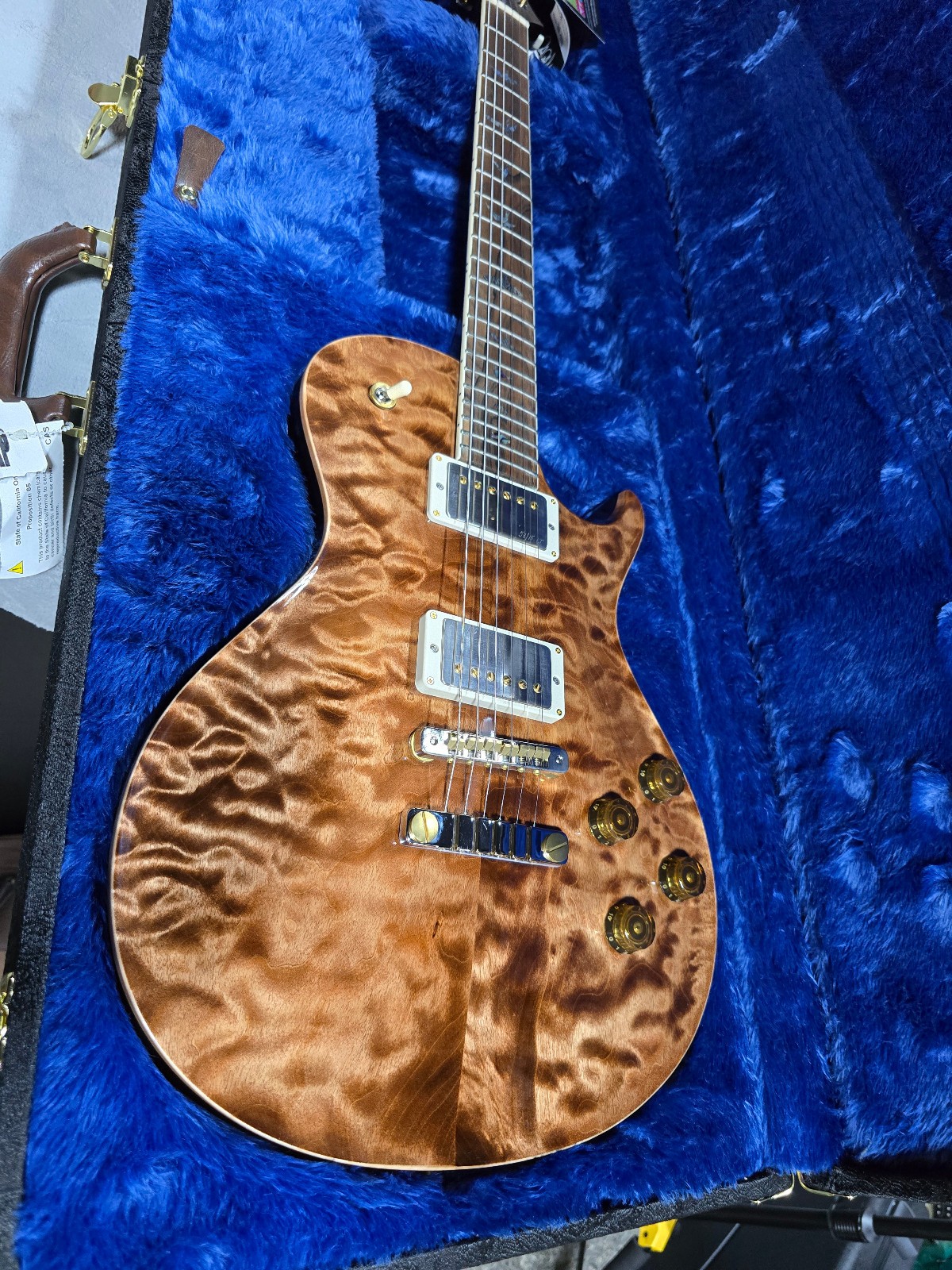 PRS Wood Library McCarty Singlecut 594 – Copperhead w/Paisley Case & PLEK*D #451