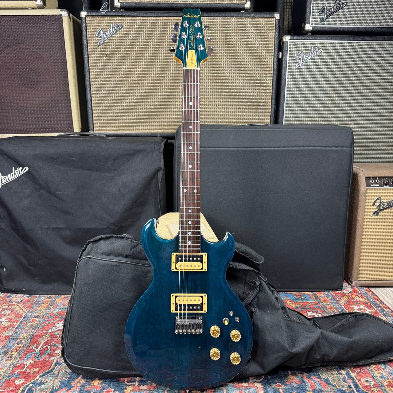 *Video* Aria Pro II CS350 Double Cut Cardinal Series Ash Kurt Cobain – 1982