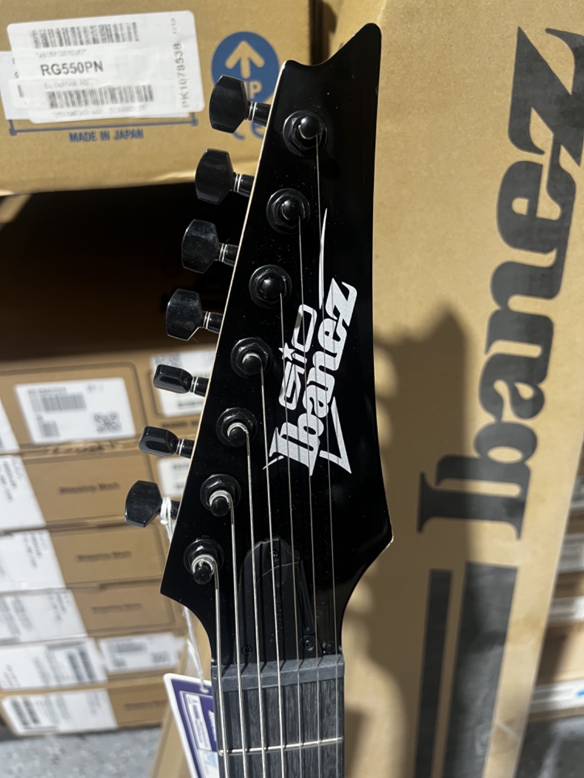 Ibanez Gio GRG7221QA Electric Guitar – Transparent Blue Burst