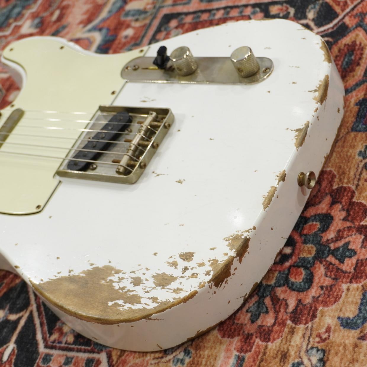 Xotic XTC-1 Olympic White Heavy Aged Alder w Roasted Flame Maple Neck