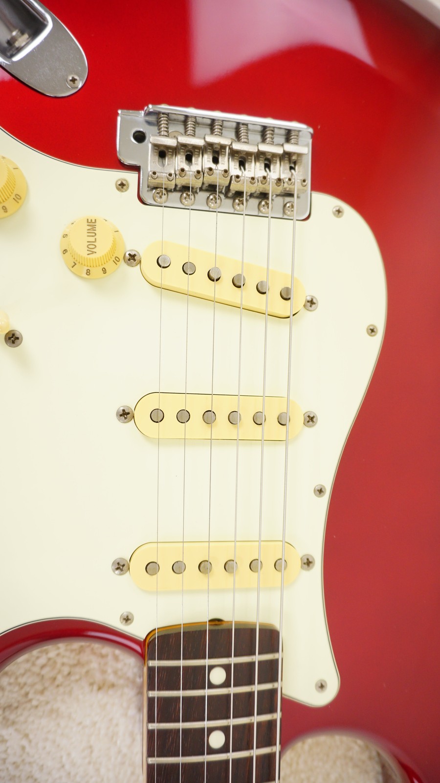 Fender Japan ST-62 Stratocaster Candy Apple Red Matching Headstock 2002–2004