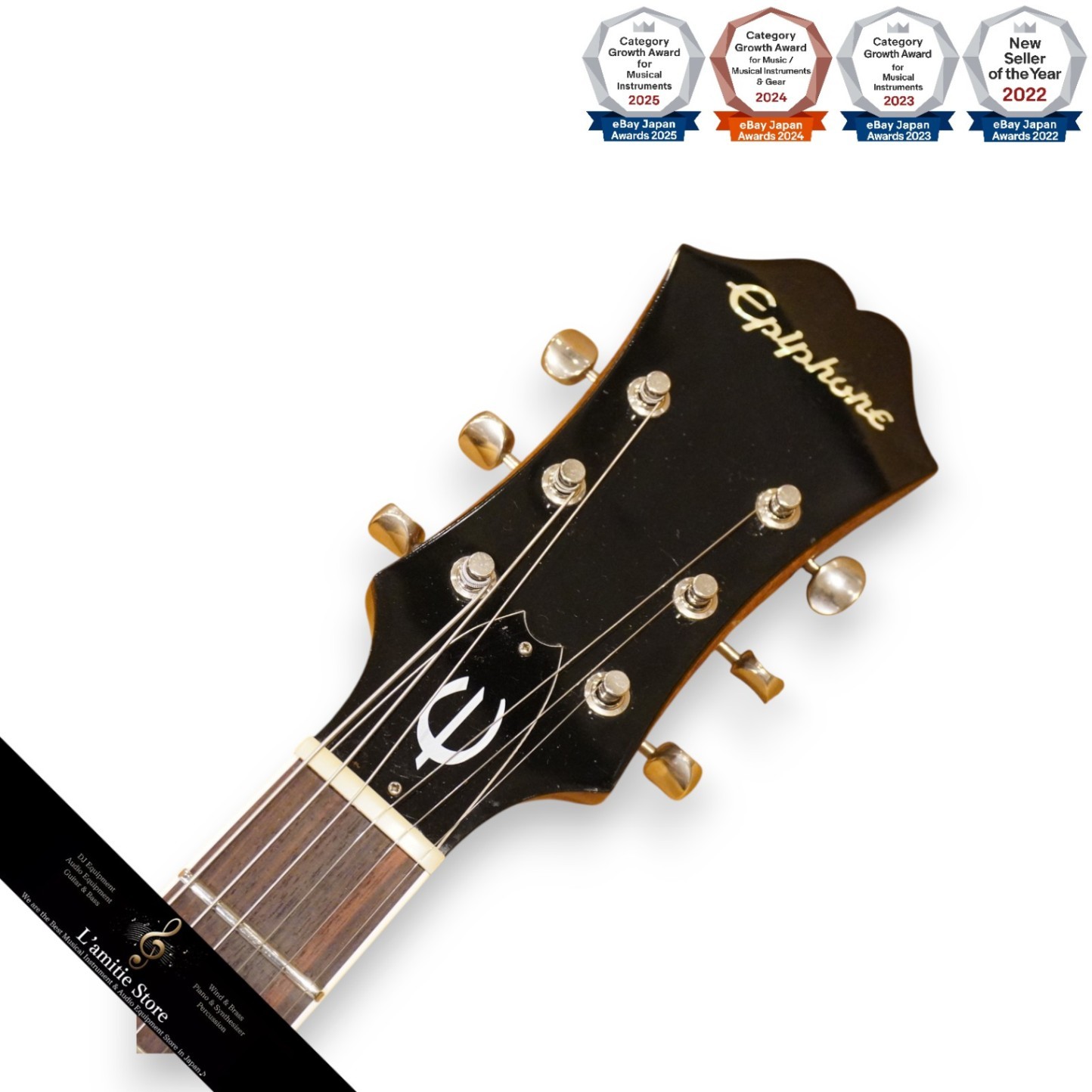 Epiphone CASINO Electric Guitar Vintage Style Narrow Neck Black