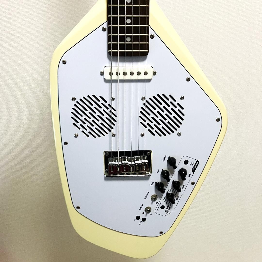 VOX APACHE-2 Phantom Guitar Vintage blue Built-in Speaker Battery Drive W/case