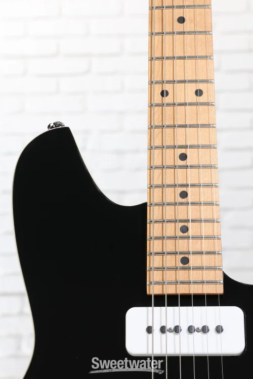Reverend Kingbolt H90 Electric Guitar – Midnight Black with Maple Fingerboard