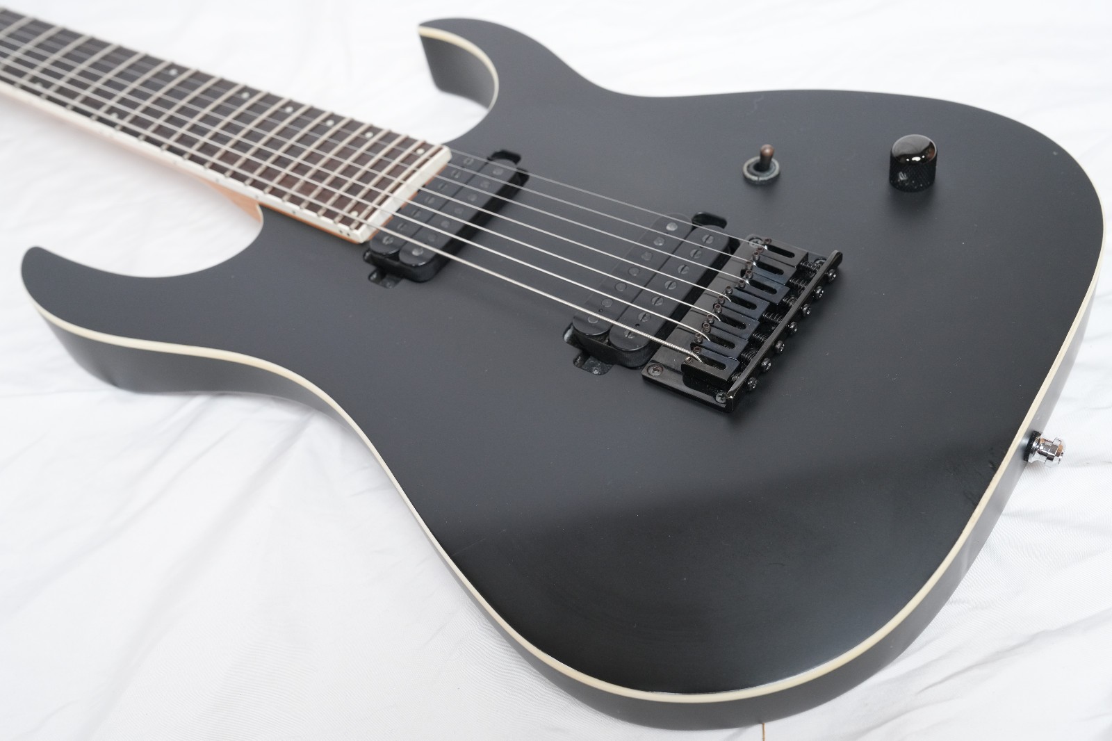 Strictly 7 Guitars Cobra JS7 (Made in Japan) Matte Black 7-String Guitar