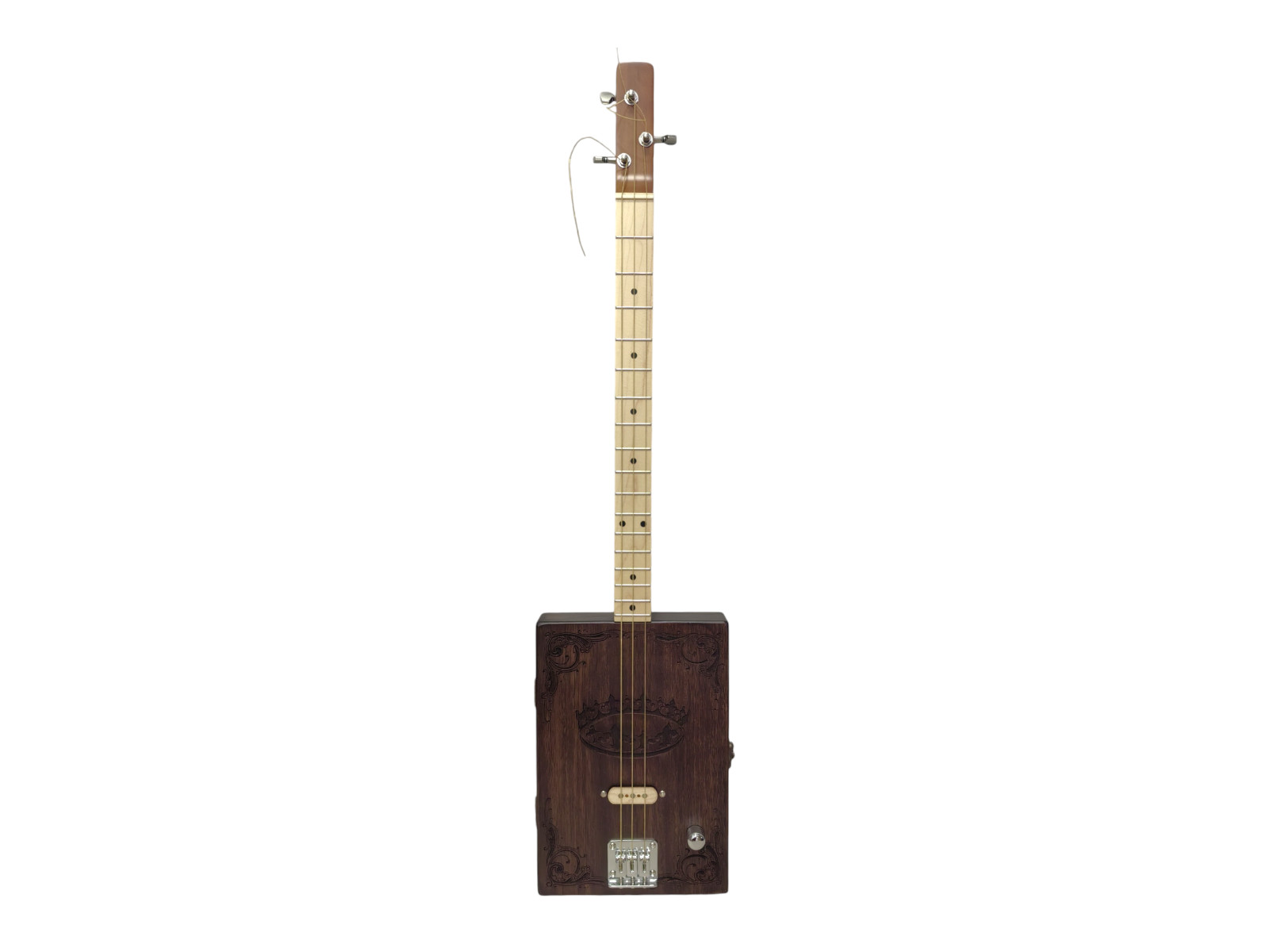 Haze Mahogany Cigar Box Guitar – Brown HX58 DIY kits