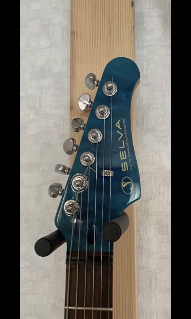 Electric Guitar Selva Long Scale 24 Frets Blue HSH Pickup with Coil Tap