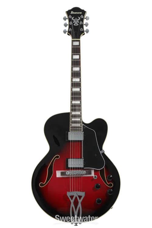 Ibanez Artcore AF75 Hollowbody Electric Guitar – Transparent Red Sunburst