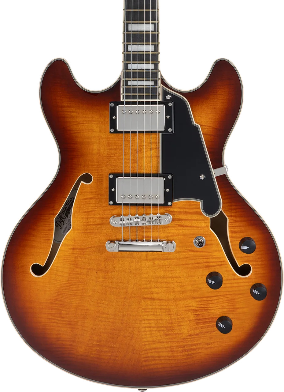 D’Angelico Premier DC Electric Guitar – Dark Iced Tea Burst