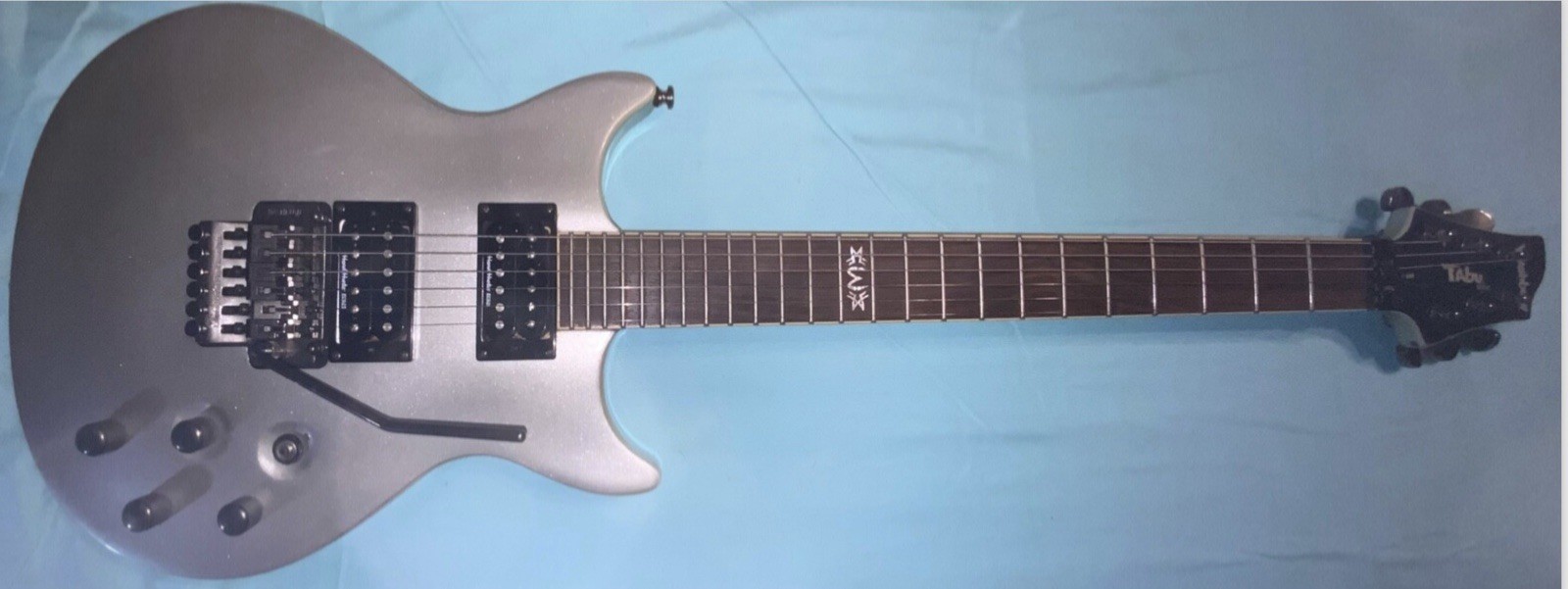 ⚠️ 1 DAY SALE! 2002 Washburn Tabu TB-400 In Pewter! Head Hunter PUs! Rare Model!