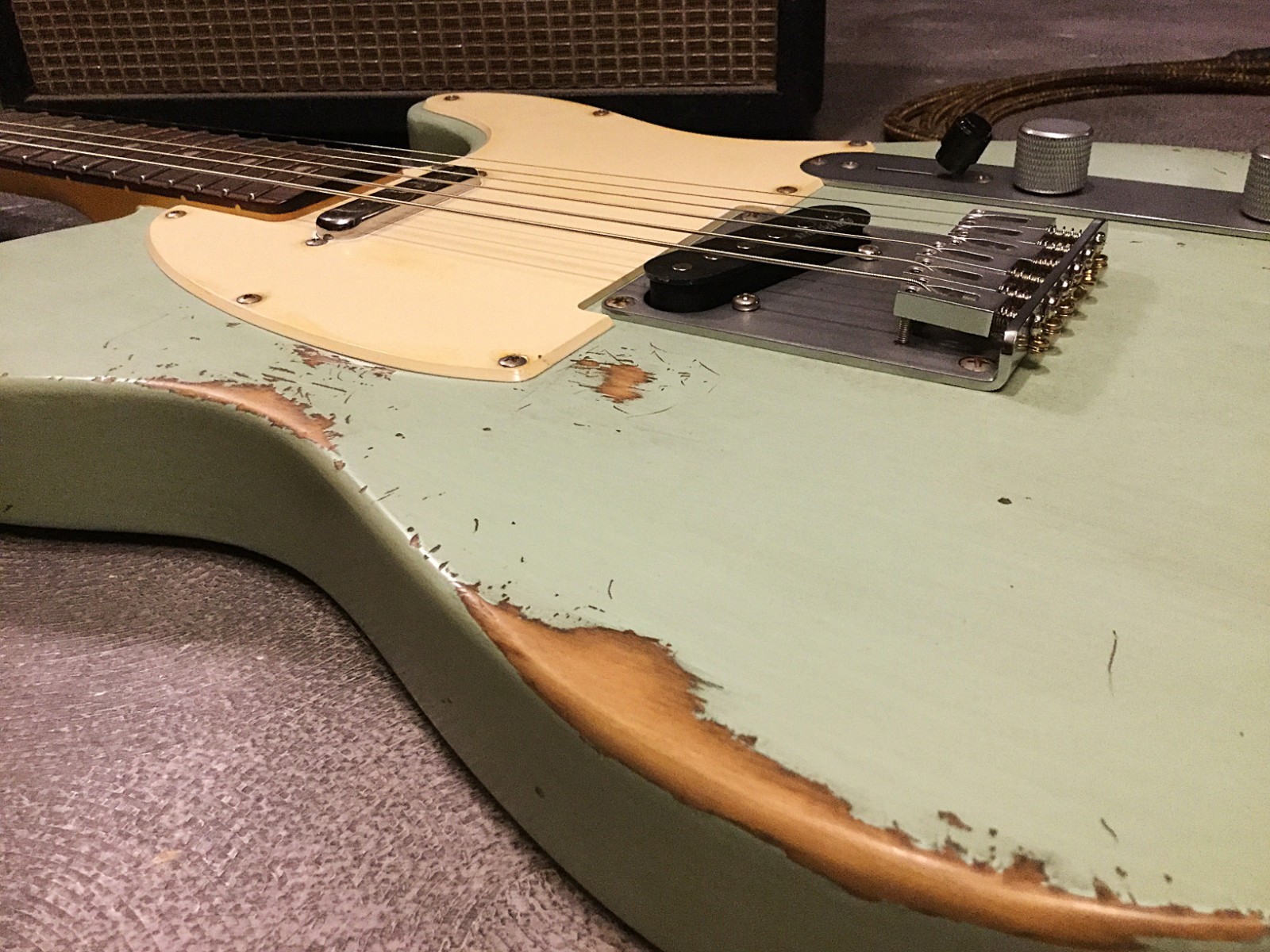 Relic Squier by Fender Telecaster Electric Guitar by Nate’s Relic Guitars