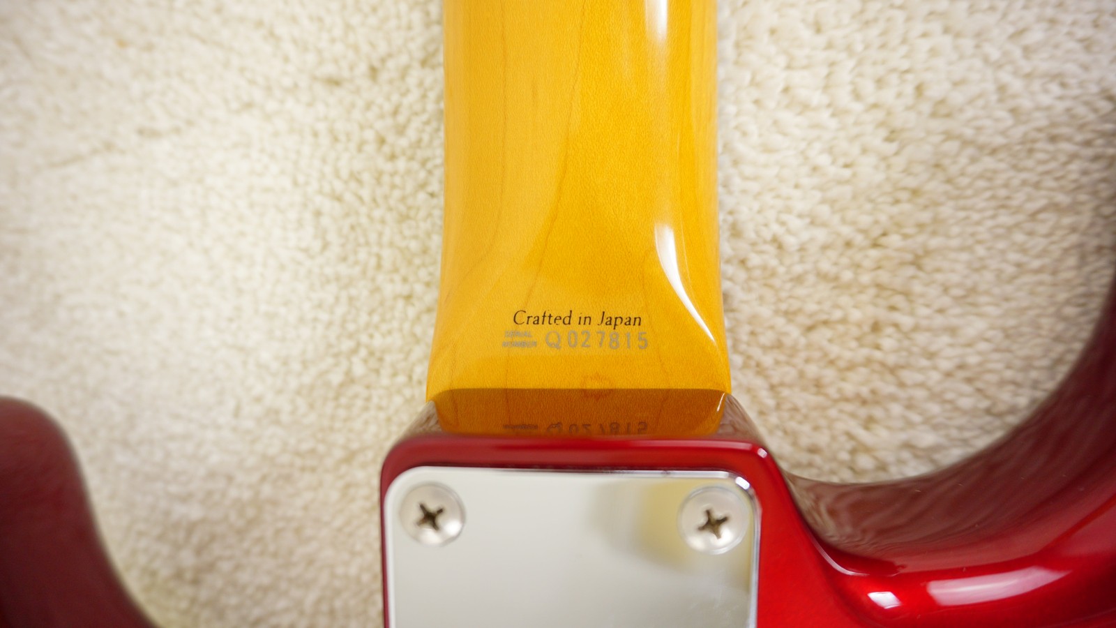 Fender Japan ST-62 Stratocaster Candy Apple Red Matching Headstock 2002–2004