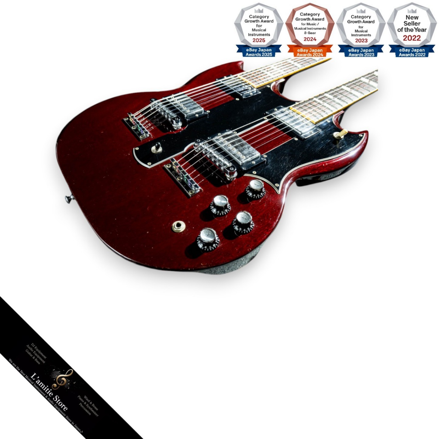 Gibson Custom Shop EDS1275 1997 HollowBody Double Neck Guitar