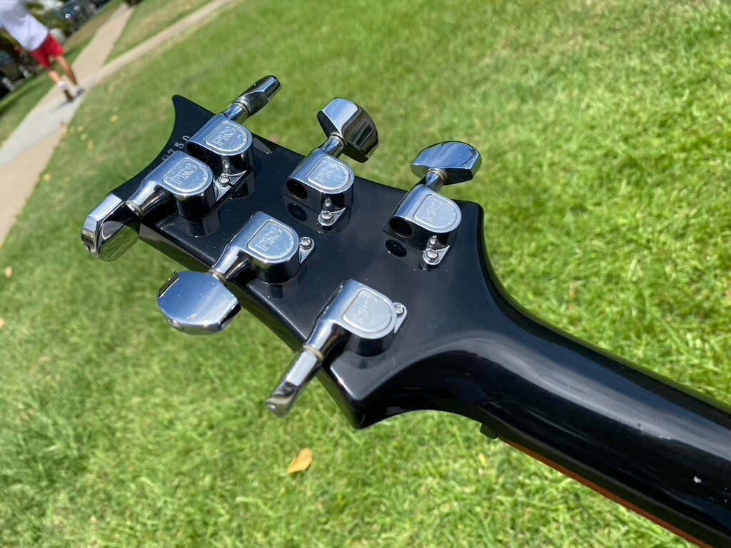 1990 PRS Custom 24 10 Top Green w/ Birds – Brazilian Board – Orig Paperwork