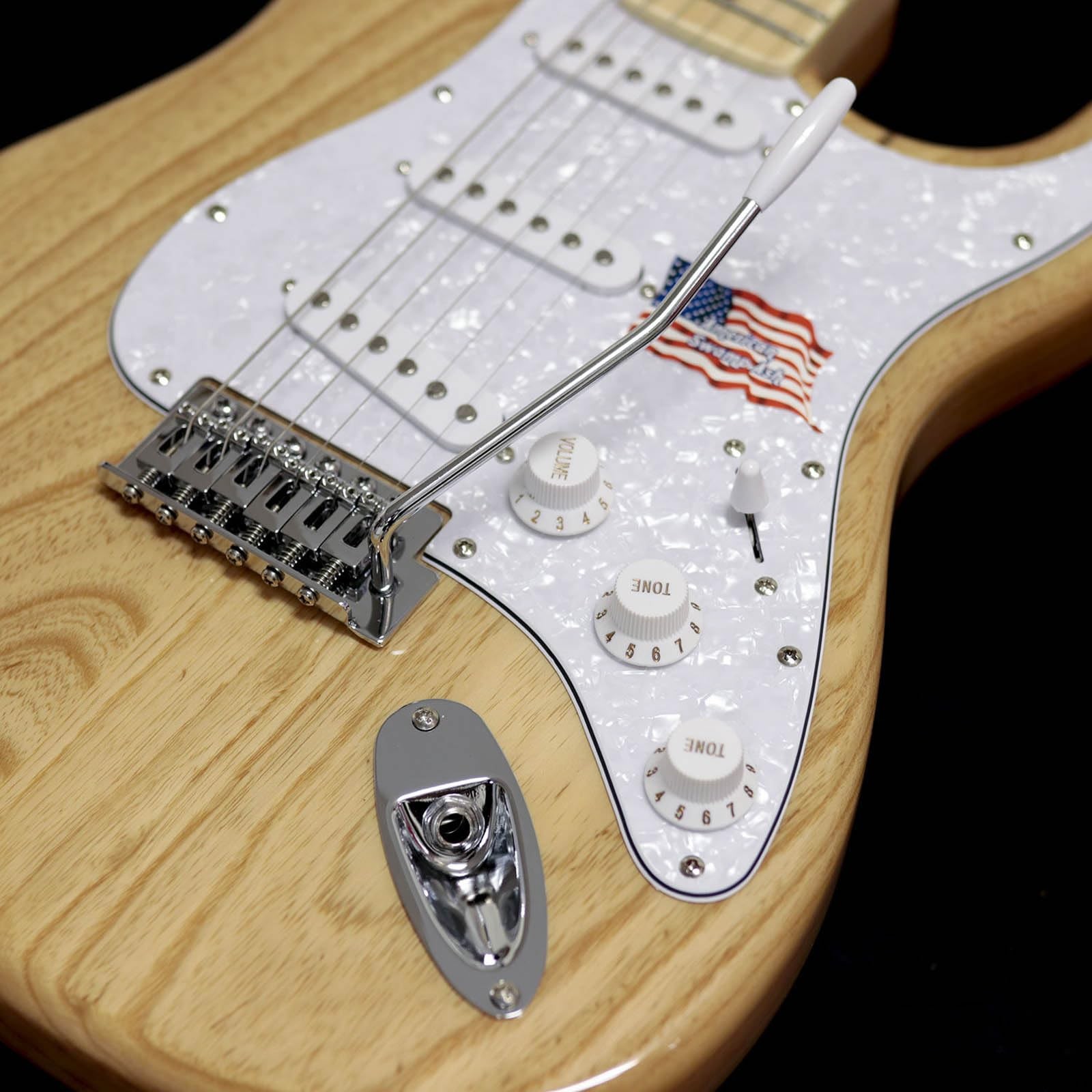 SX (SX) Electric Guitar ST Type Ash Body SST/ASH NA