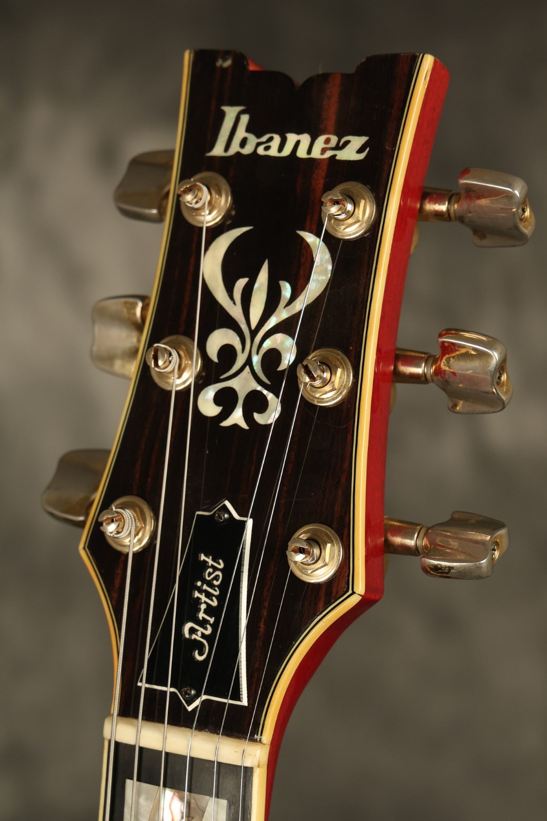 1983 Ibanez Artist AR300 Cherry Sunburst with HIGHLY FIGURED flame maple top