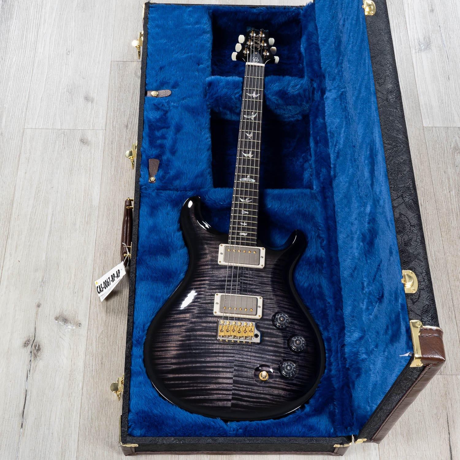 PRS Paul Reed Smith DGT 10-Top Guitar, Birds, Faded Whale Blue Smokewrap Burst
