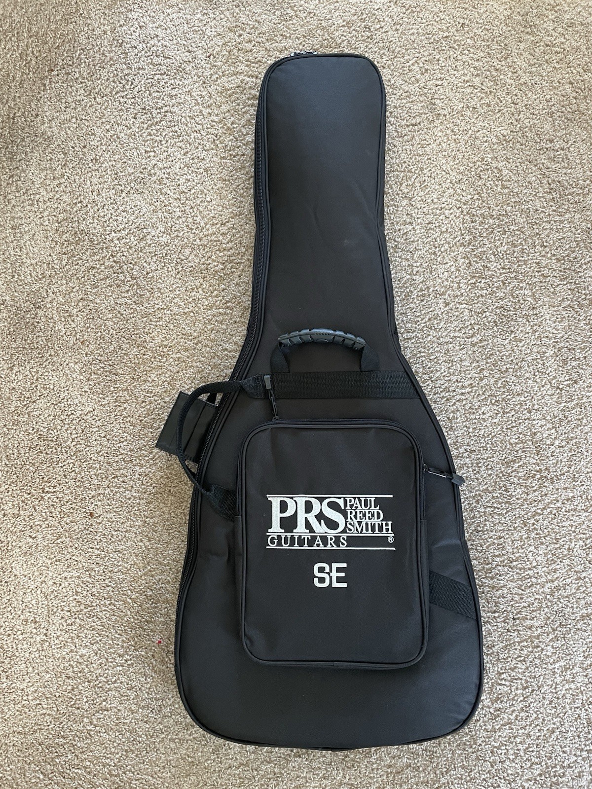 PRS SE Paul’s Teal Black Electric Guitar Paul Reed Smith Locking Tuners Gig Bag