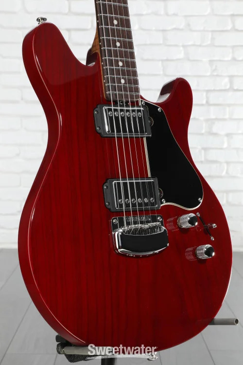 Ernie Ball Music Man Valentine HH Electric Guitar – Cherry