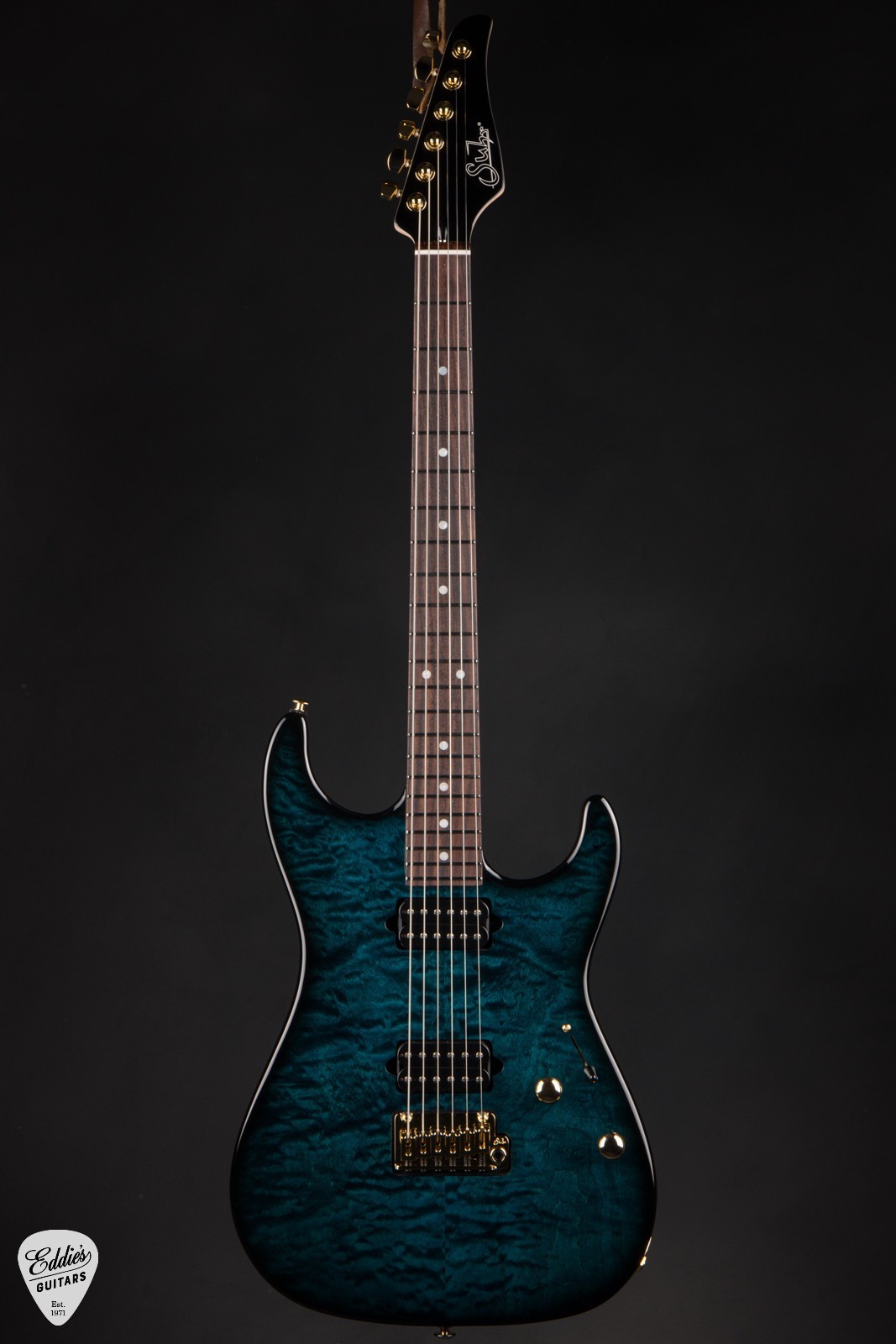 Suhr Standard Thin Burst Limited Edition – Trans Teal