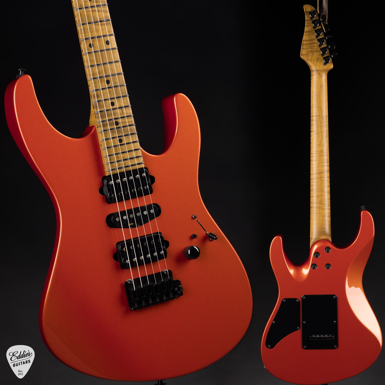 Suhr Eddie’s Guitars Exclusive Roasted Modern – Orange Crush Metallic
