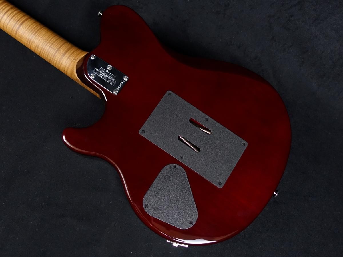 MUSIC MAN AXIS Used Maple+Basswood body Roasted Amber Flame w/Semi-hard case
