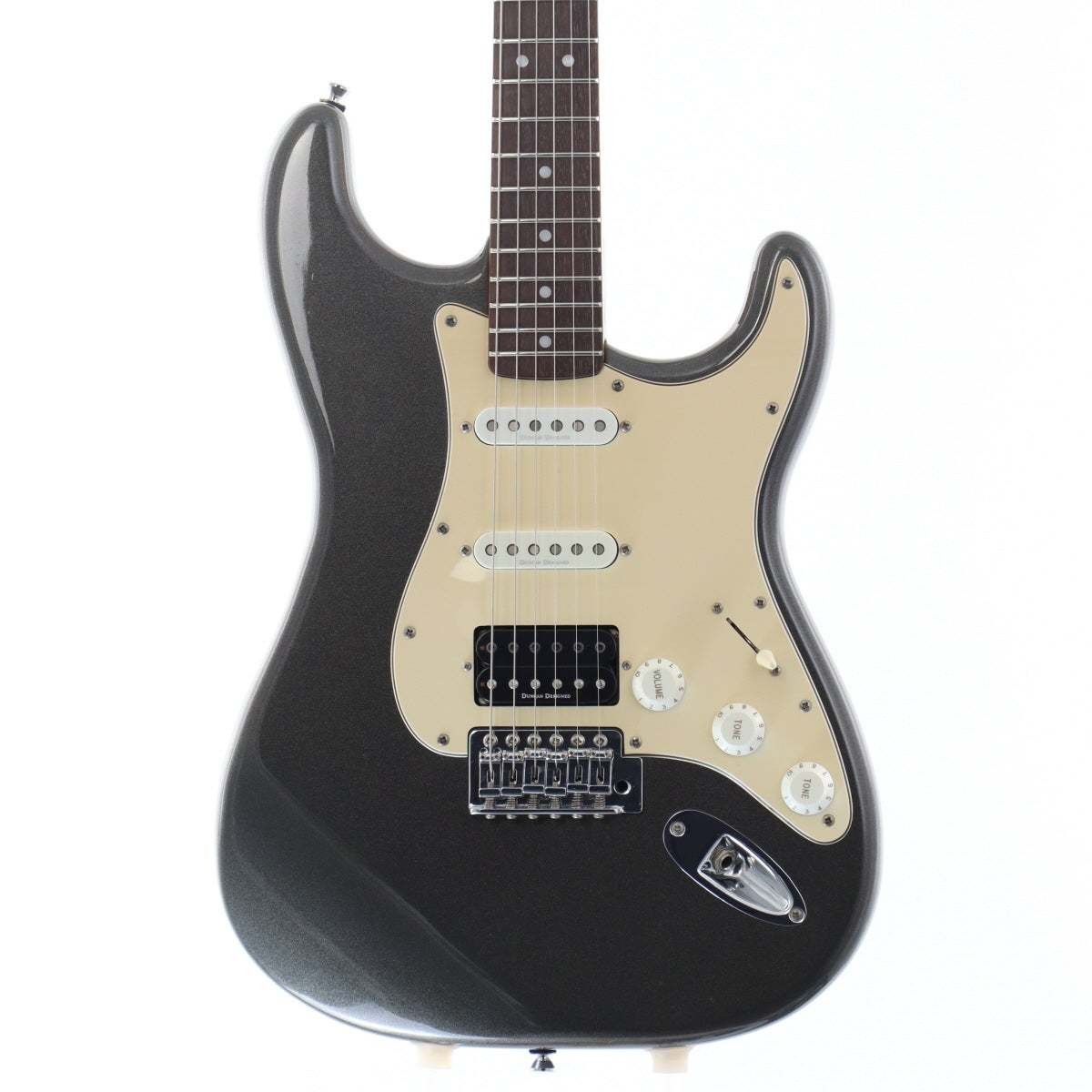 Squier by Fender Vintage Modified Stratocaster HSS, 2007 model, Gun Metal Grey.
