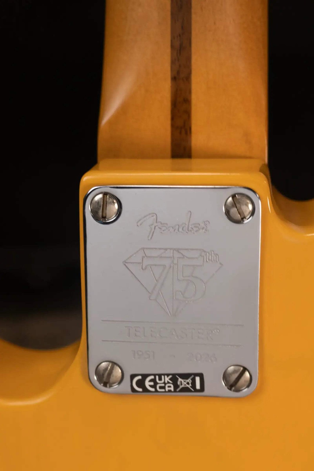 Fender 75th Anniversary Vintera Road Worn 1951 Telecaster Electric Guitar – Butt