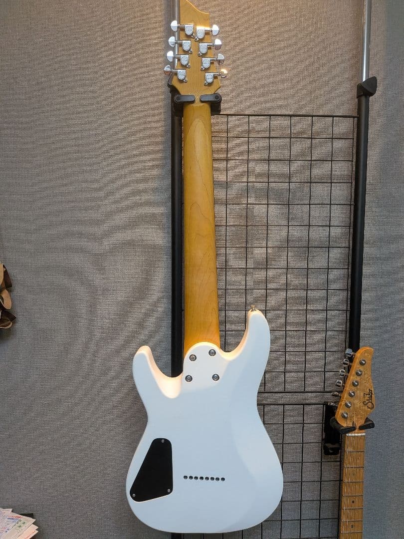 SCHECTER C-8 DELUXE SWHT 8-string guitar #QYGIIC