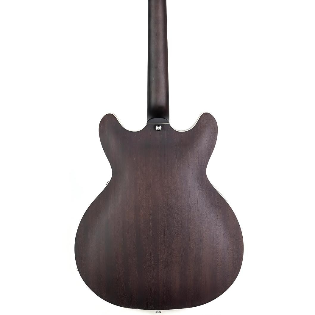 GROTE Electric Guitar Semi-Hollow Body Guitar matte finished P90 (Grey)