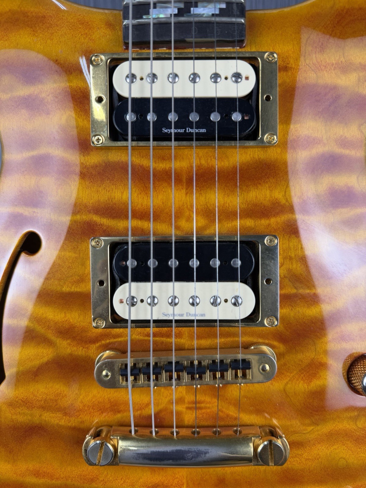 *Very Rare*Ed Roman Guitars: Jaros Bluzeman Plus Hellfire Custom W/Hard Case