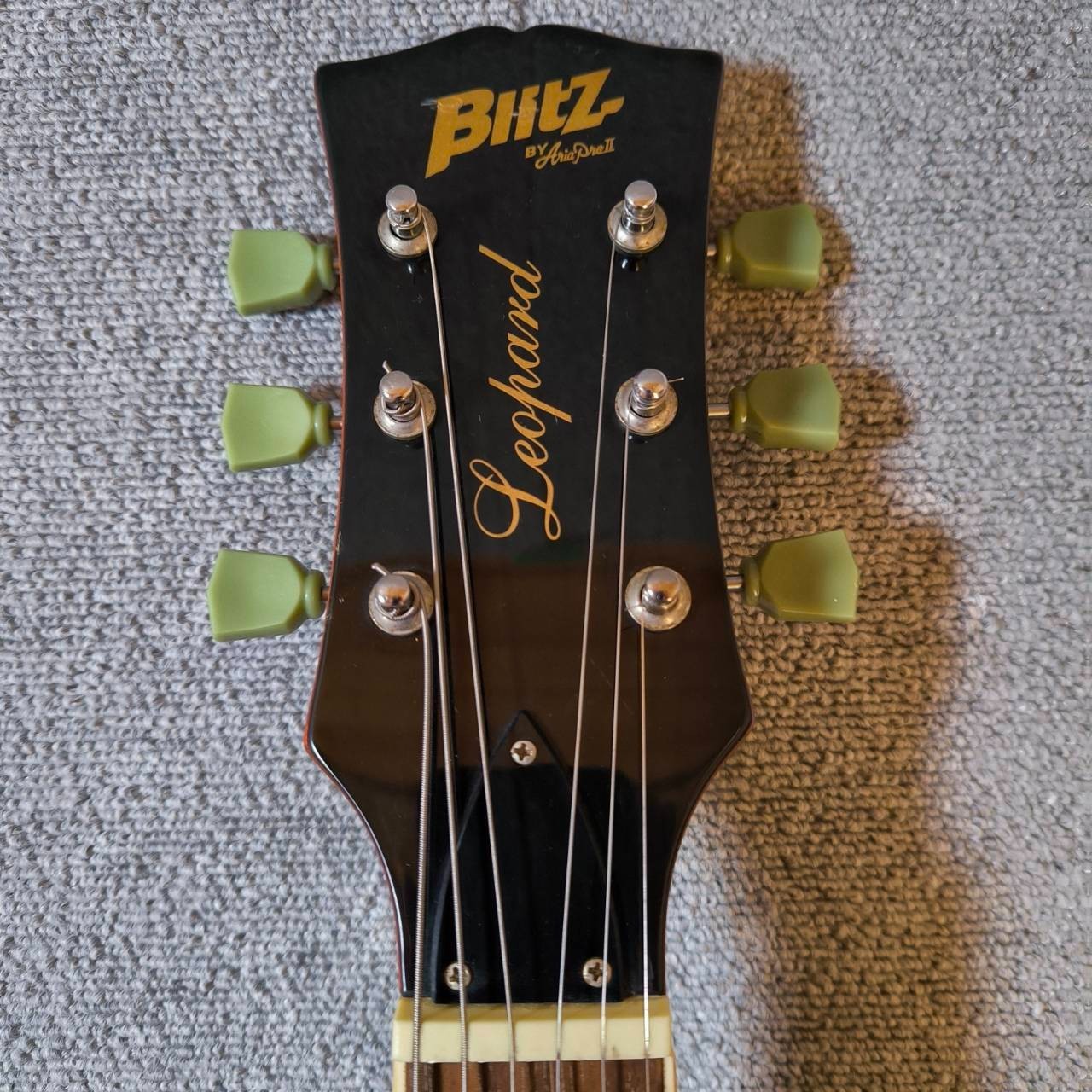 Blitz by Aria Pro II Les Paul Standard Type Yellow Sunburst Ship From Japan #5