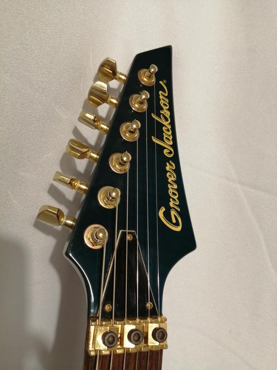 [Grover Jackson] Soloist See Through Blue Electric Guitar Made in Japan No Case