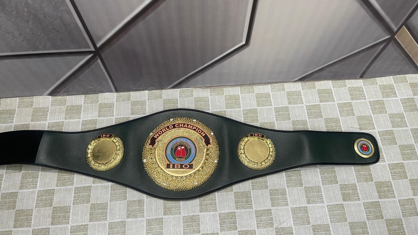 WORLD REPLICA BOXING SET OF 5 BELTS WBA,IBO,WBC,IBF,& WBO ADULT SIZE TITLE