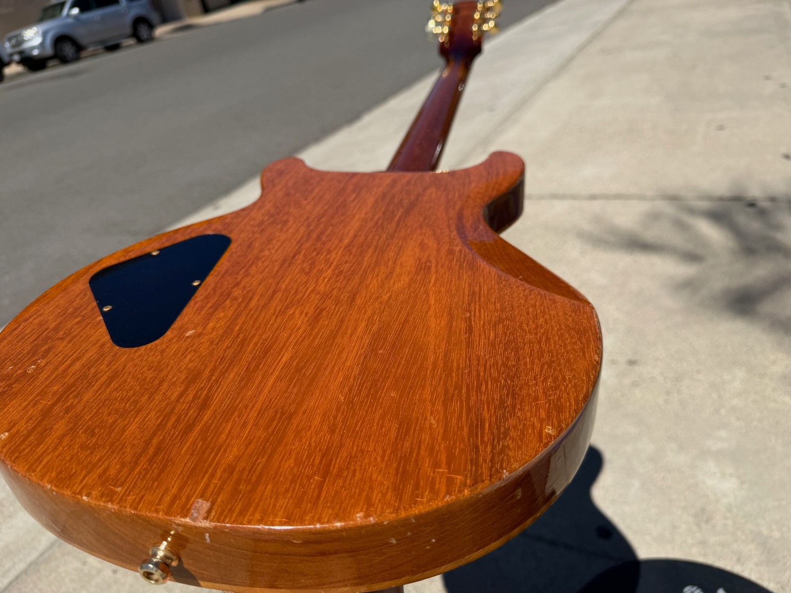 2006 Gibson Les Paul Standard Doublecut DC Plus Amber Flametop YAMANO w repair