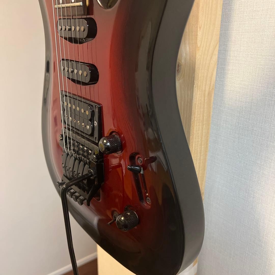 Electric Guitar Yamaha RGZ-II RGZ Series Red Burst HSS Made in Japan S/N 8J19033