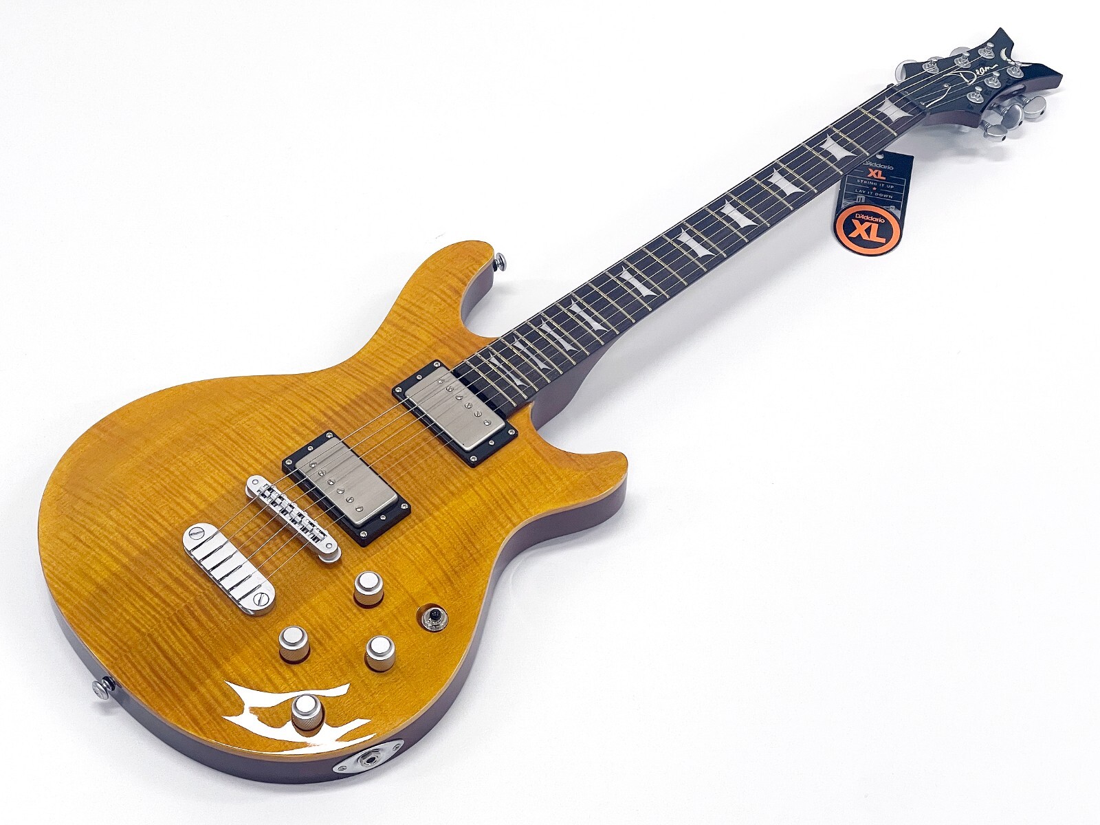 Dean Icon Flame Top Trans Amber ICON FM TAM *Worldwide FAST S/H