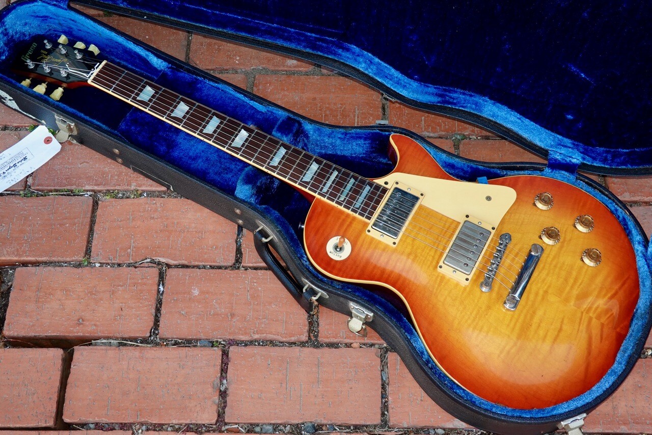 Greco EGF-1200 Les Paul type Cherry Sunburst Electric Guitar Used From Japan