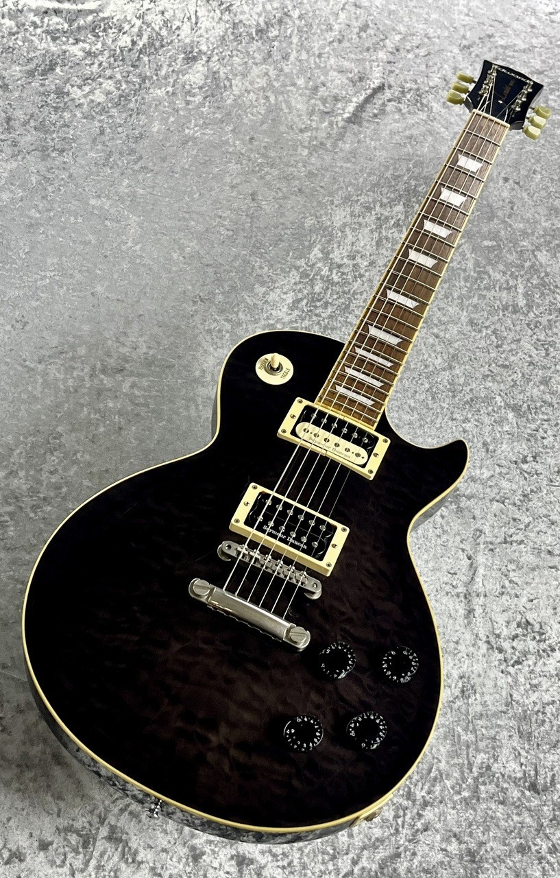 [EDWARDS] by ESP E-LP-100QM See Through Black Made in JPN 2015 LP Type E.Guitar