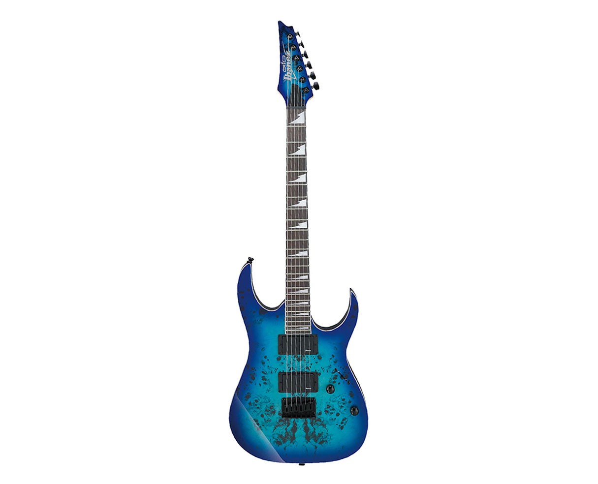 Used Ibanez GRGR221PAAQB GIO RG Electric Guitar – Aqua Burst