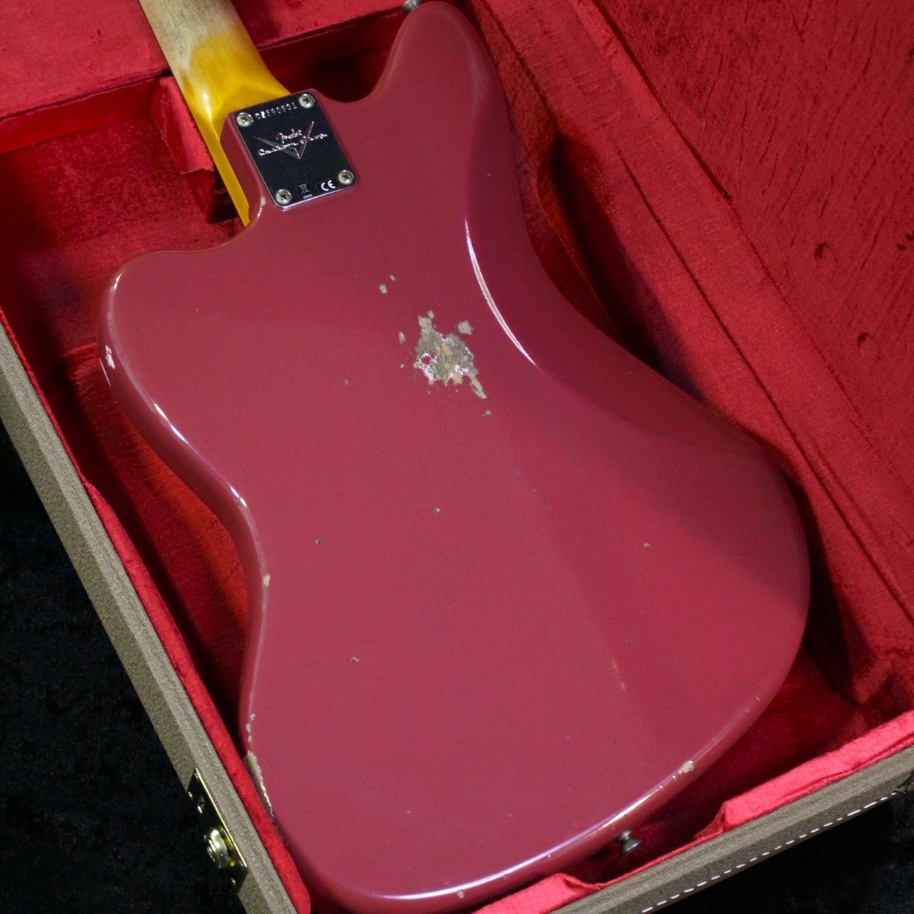 Fender Custom Shop 1963 Jazzmaster Relic Aged Cimmaron Red #CZ590931 3.75kg