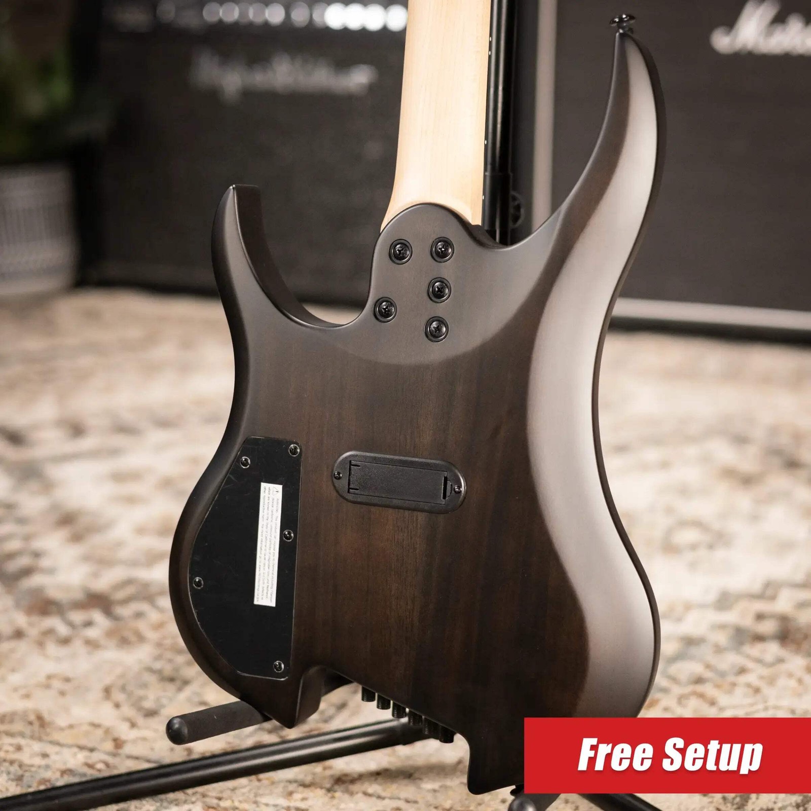 Legator Ghost G6FSS-DS Super Shred 6-String Multi-Scale Electric Guitar – Dark S